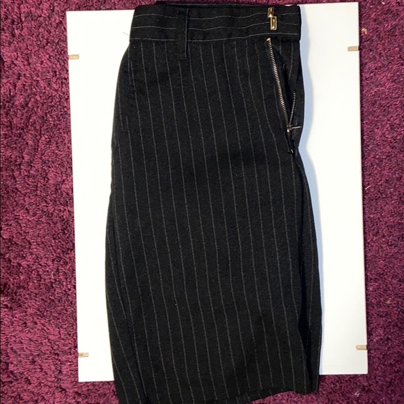 Black Thin Striped Hurley Shorts - Picture 3 of 3